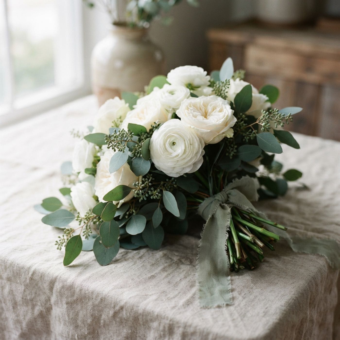 A hand-tied bouquet